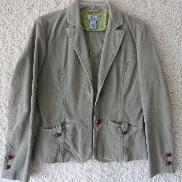 G. H. Bass Women's Corduroy Set~  Jacket Size‎ XS/Skirt Size 2 ~ Olive Color - Picture 1 of 16